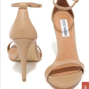 Steve Madden Stecy nude sandal stiletto heel